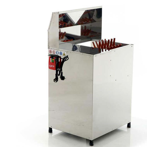 54-Finger Wet Poultry Plucker 250W Drum Style Chicken Plucker Machine